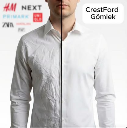 Esnek ve Kırışmayan Erkek Gömlek / Gün Boyu Konfor