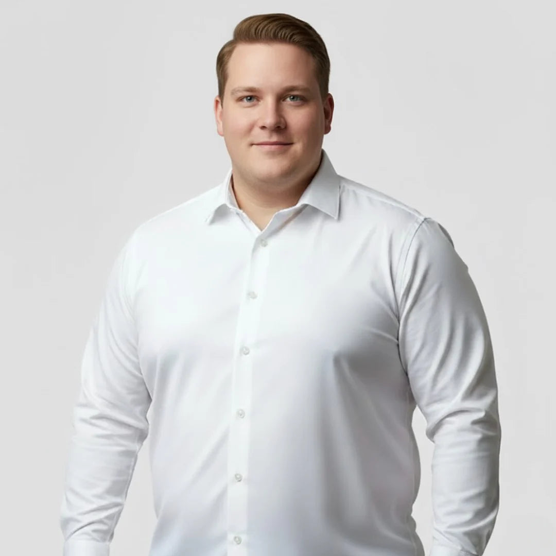 Esnek ve Kırışmayan Erkek Gömlek / Gün Boyu Konfor